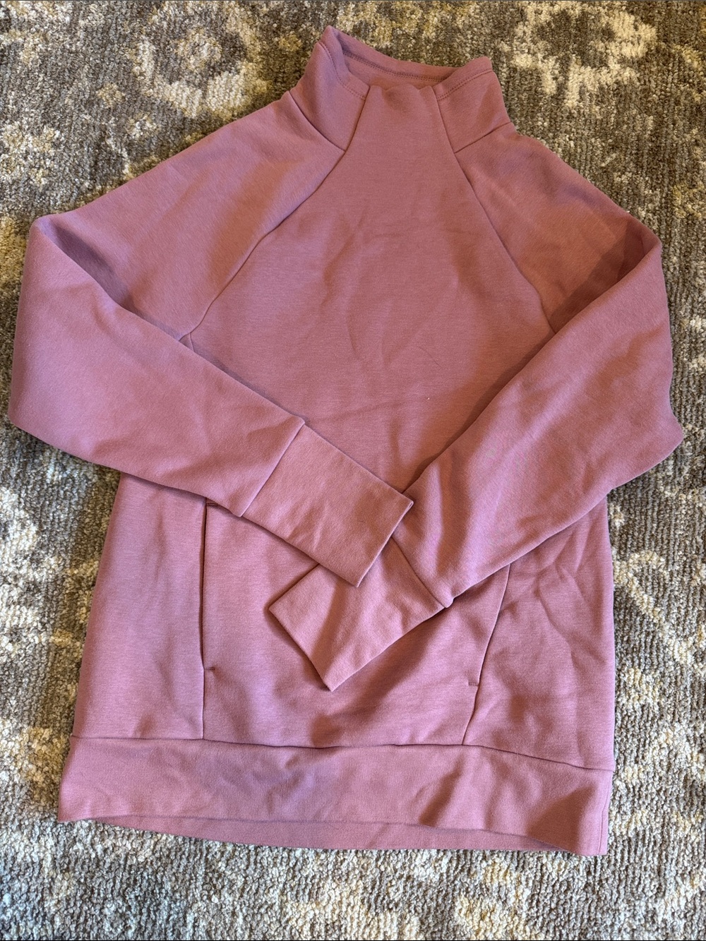 Fabletics Women’s Turtleneck Sweater in Dusty Mauve
